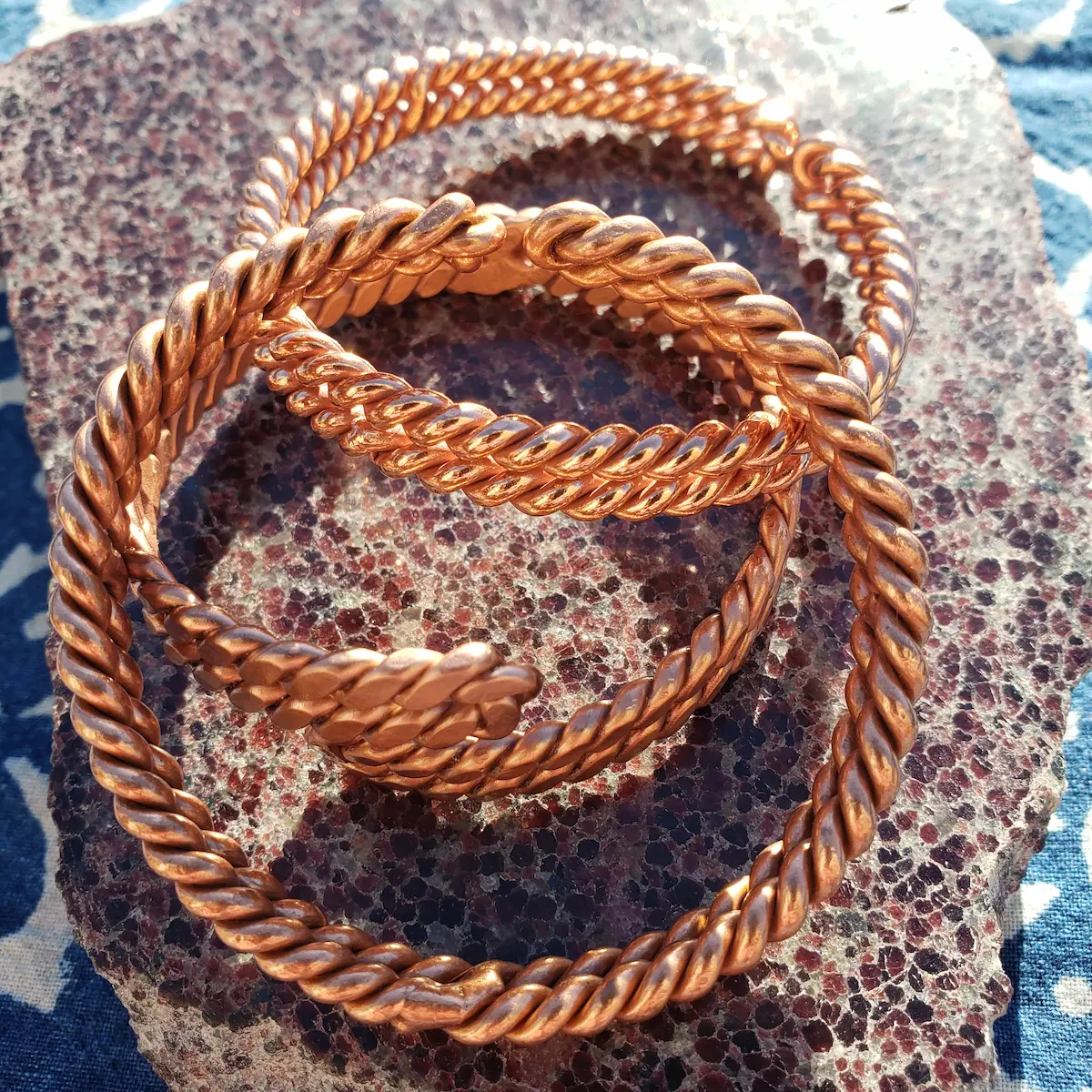 Handmade copper bracelet